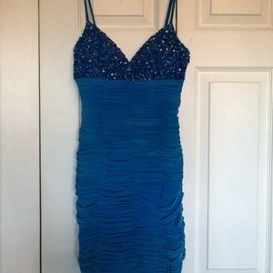 Blue Cocktail Dress